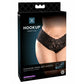 Hookup Panties Pleasure Pearl Boy Shorts - Black - XL - Xxl