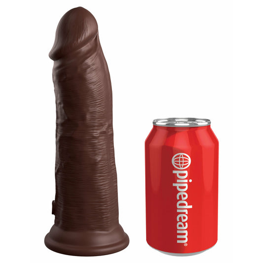 King Cock Elite 8 Inch Dual Density Silicone Cock  - Brown PD5772-29