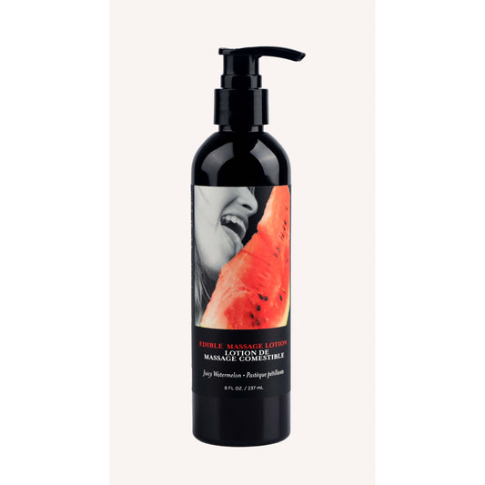 Edible Massage Lotion - Watermelon - 8 Fl. Oz. EB-MLE004