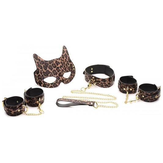 Wild Sex 7 Piece Bondage Set - Brown MS-AG956