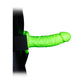 Realistic Hollow Strap-on Harness 7 Inch - Glow in the Dark OU-OU781GLO