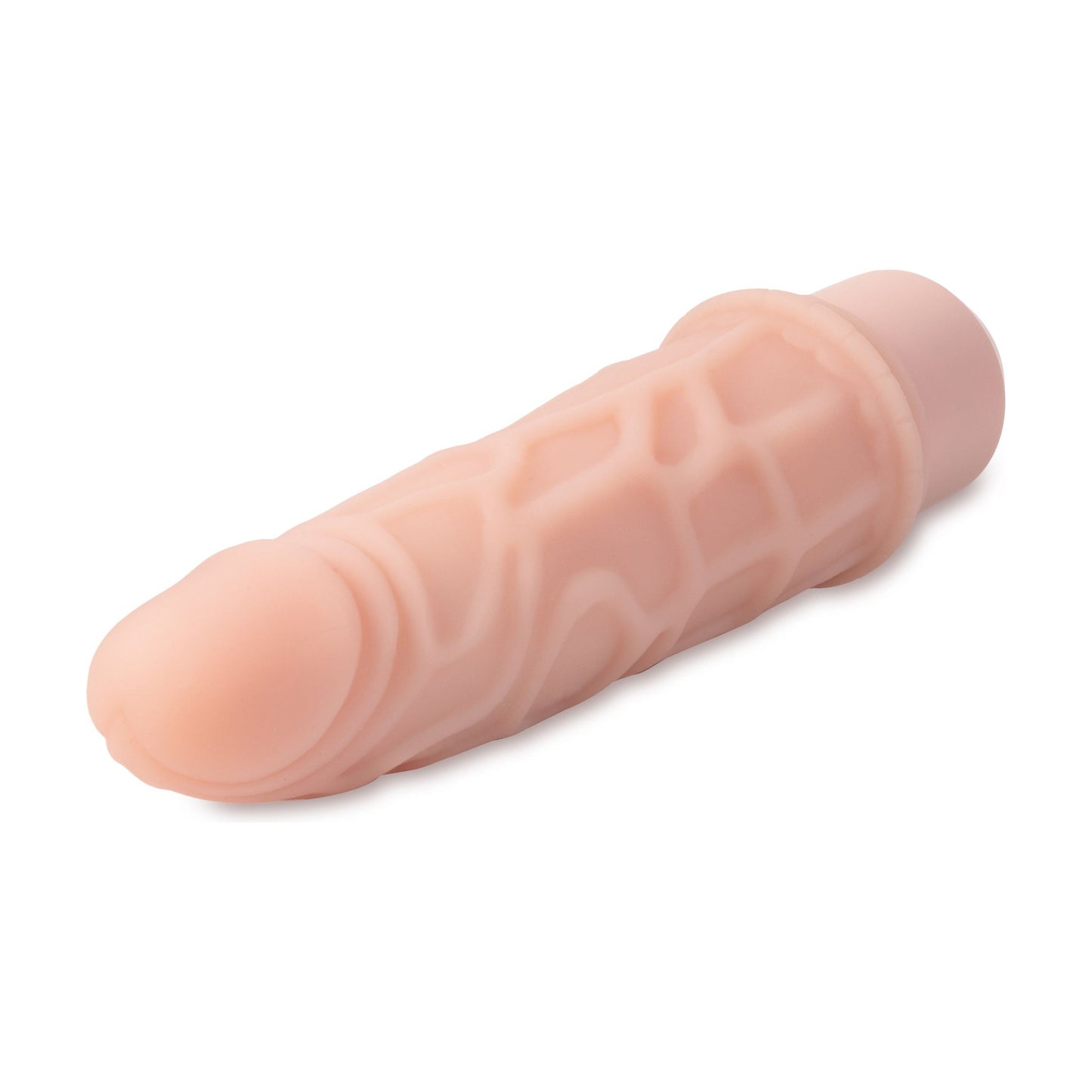 Dr. Skin Silicone - Dr. Robert - 7 Inch Vibrating  Dildo -Beige