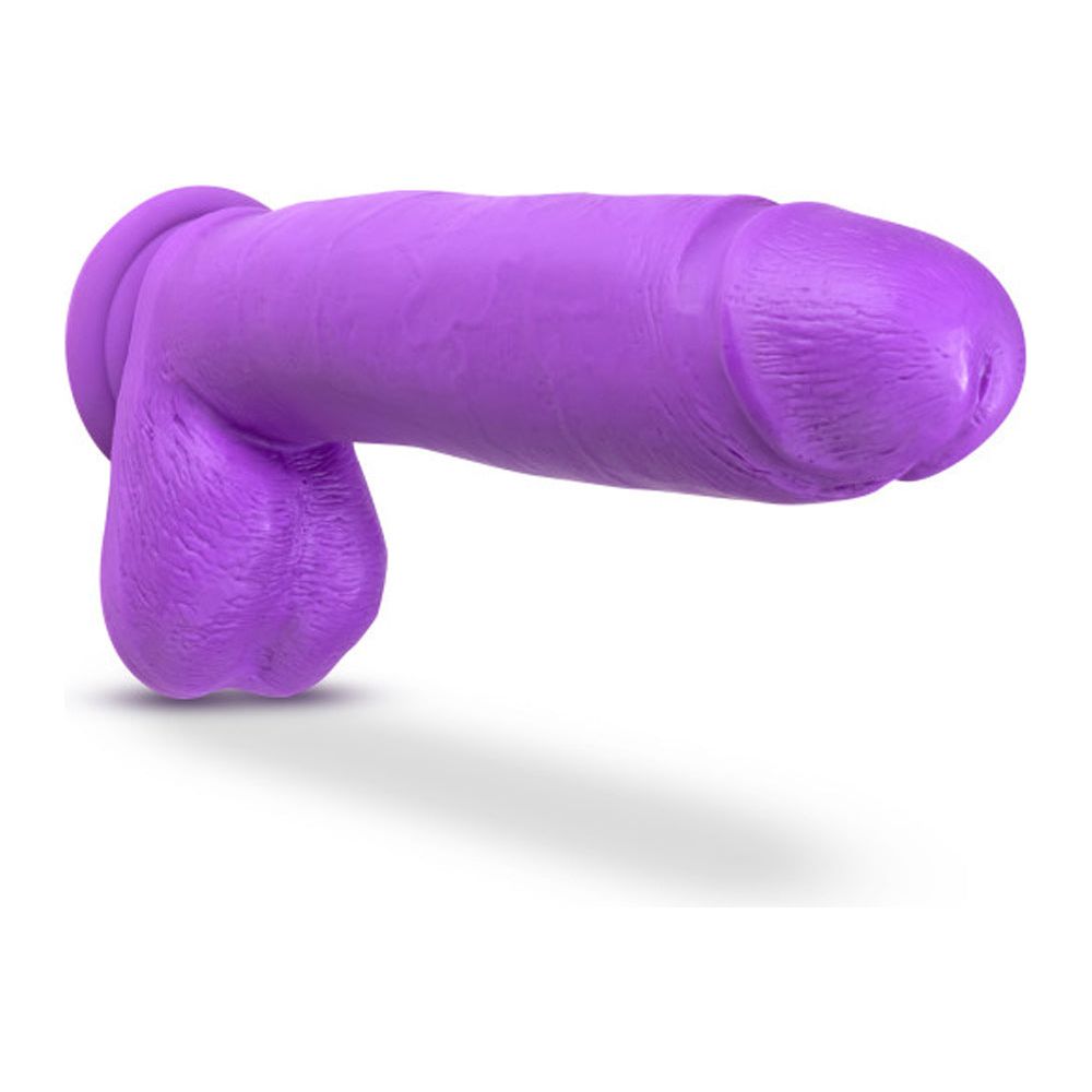 Neo - 11 Inch Dual Density Dildo - Neon Purple