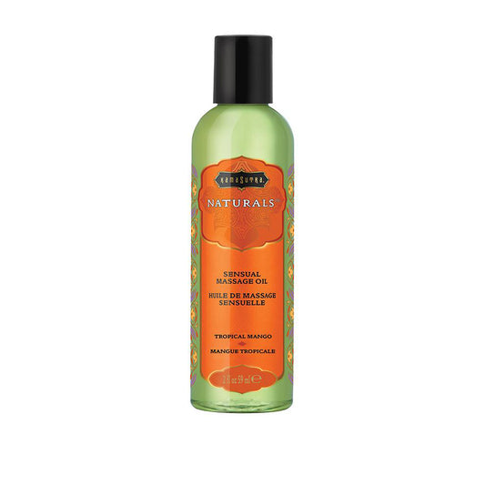 Naturals Massage Oil - Tropical Mango - 2 Fl Oz (59 ml) KS10283