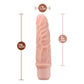 Dr. Skin Silicone - Dr. Robert - 7 Inch Vibrating  Dildo -Beige