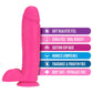 Neo - 11 Inch Dual Density Dildo - Neon Pink