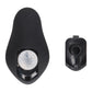 E-Stimulation and Vibration Butt Plug With Wireless Remote Control - Black