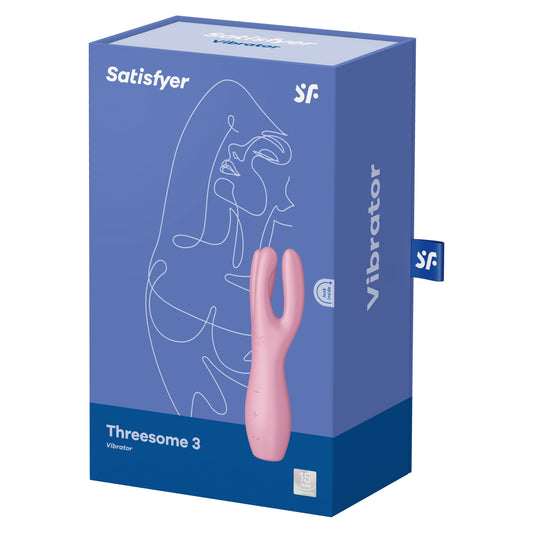 Threesome 3 Vibrator - Pink