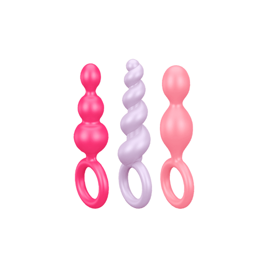 Satisfyer Booty Call 3 Piece Set - Multi Colored