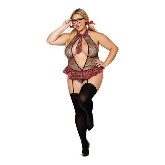 School Girl Fantasy - Queen Size - Black/red DG-12830BKRDQ