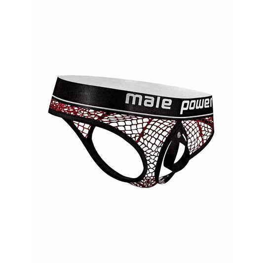 Cock Pit Nte Cock Ring Thong - L/ XL - Burgundy MP-410260BNLX