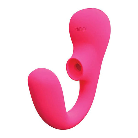 Suki Plus Rechargeable Dual Sonic Vibe - Foxy Pink VI-F1409