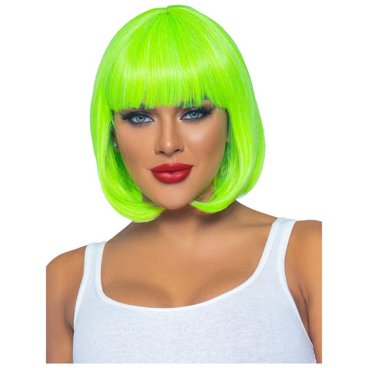 12 Inch Short Bob Wig - Neon Green LA-A2907NGRN