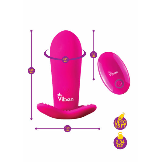 Intrigue - Hot Pink - Remote Control 10-Function Panty Vibe