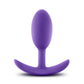 Luxe - Wearable Vibra Slim Plug - Medium - Purple