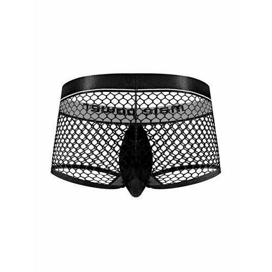 Cock Pit Net Mini Cock Ring Short - Small - Black MP-120260BKSL