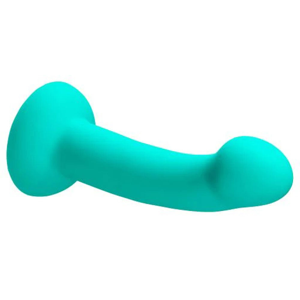 Ergo Super Flexi I Dong Soft and Flexible Liquid  Silicone With Vibrator - Teal