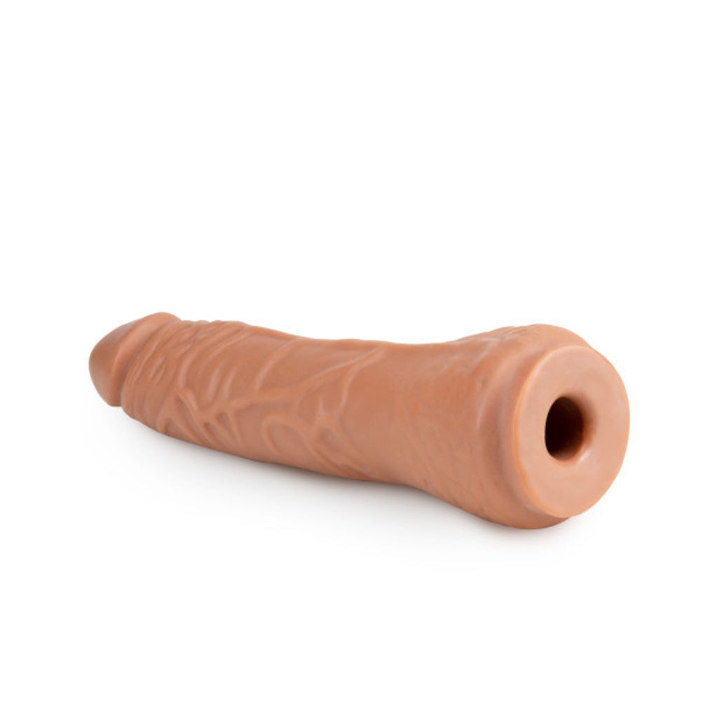 Lock on - 7.5 Inch Realistic Lock on Dildo - Mocha BL-51367