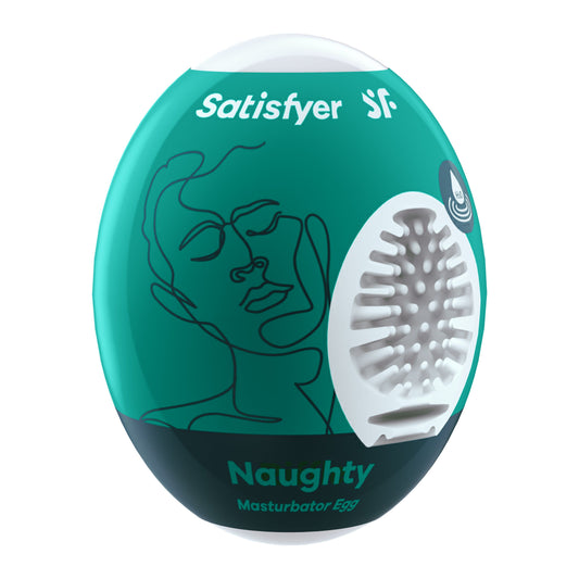 Satisfyer Masturbator Egg - Naughty - Dark Green SAT-4010021