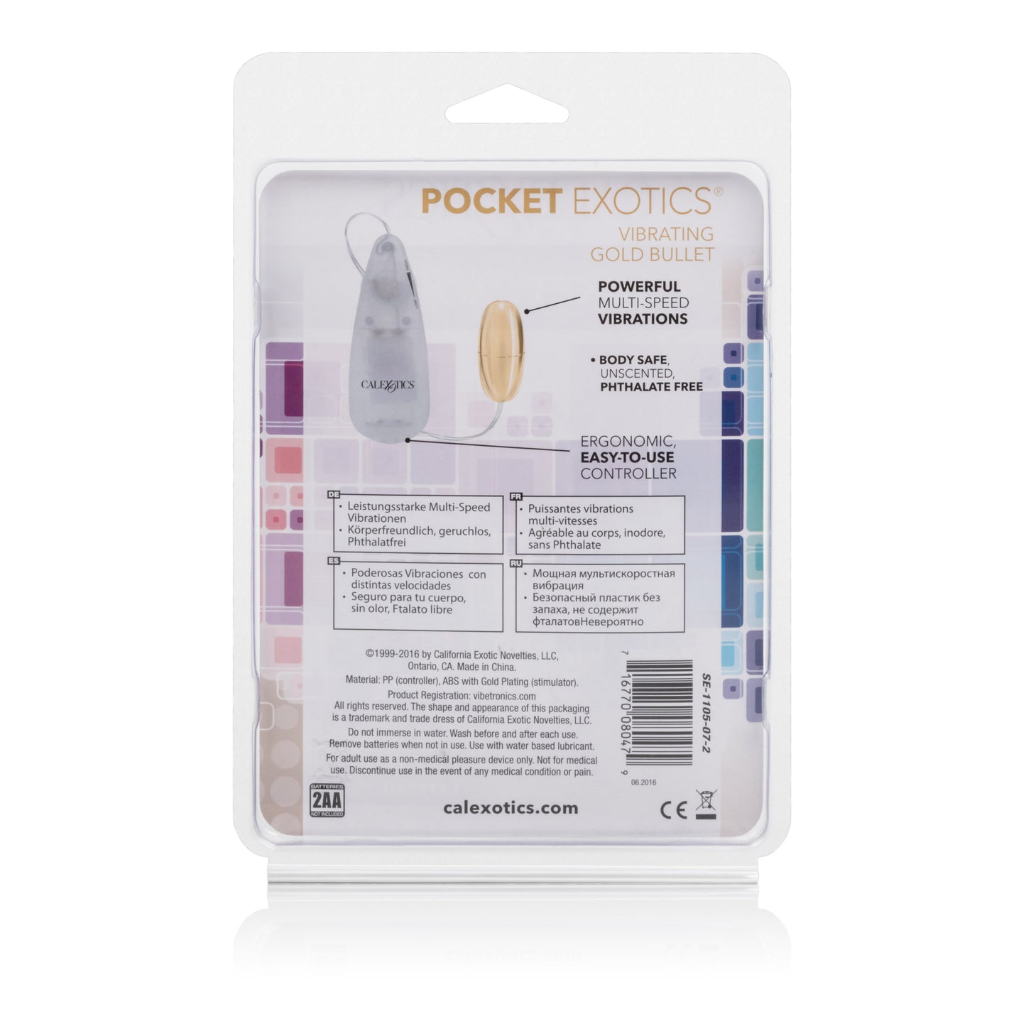 Pocket Exotics Vibrating Gold Bullet